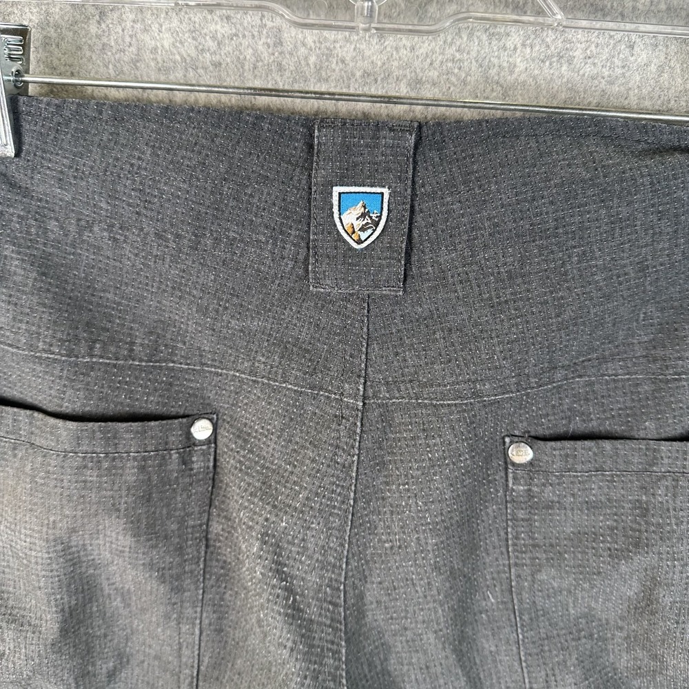 Kuhl Size 38 Mens Shorts Thin Gray Lightweight Zip Flat Front Hiking Pockets - Picture 7 of 12
